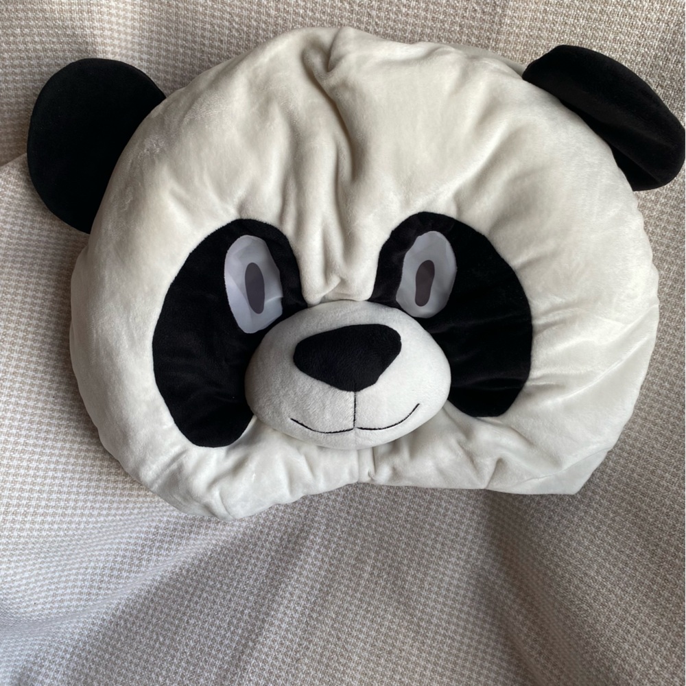 Panda Head Plush Halloween Mask